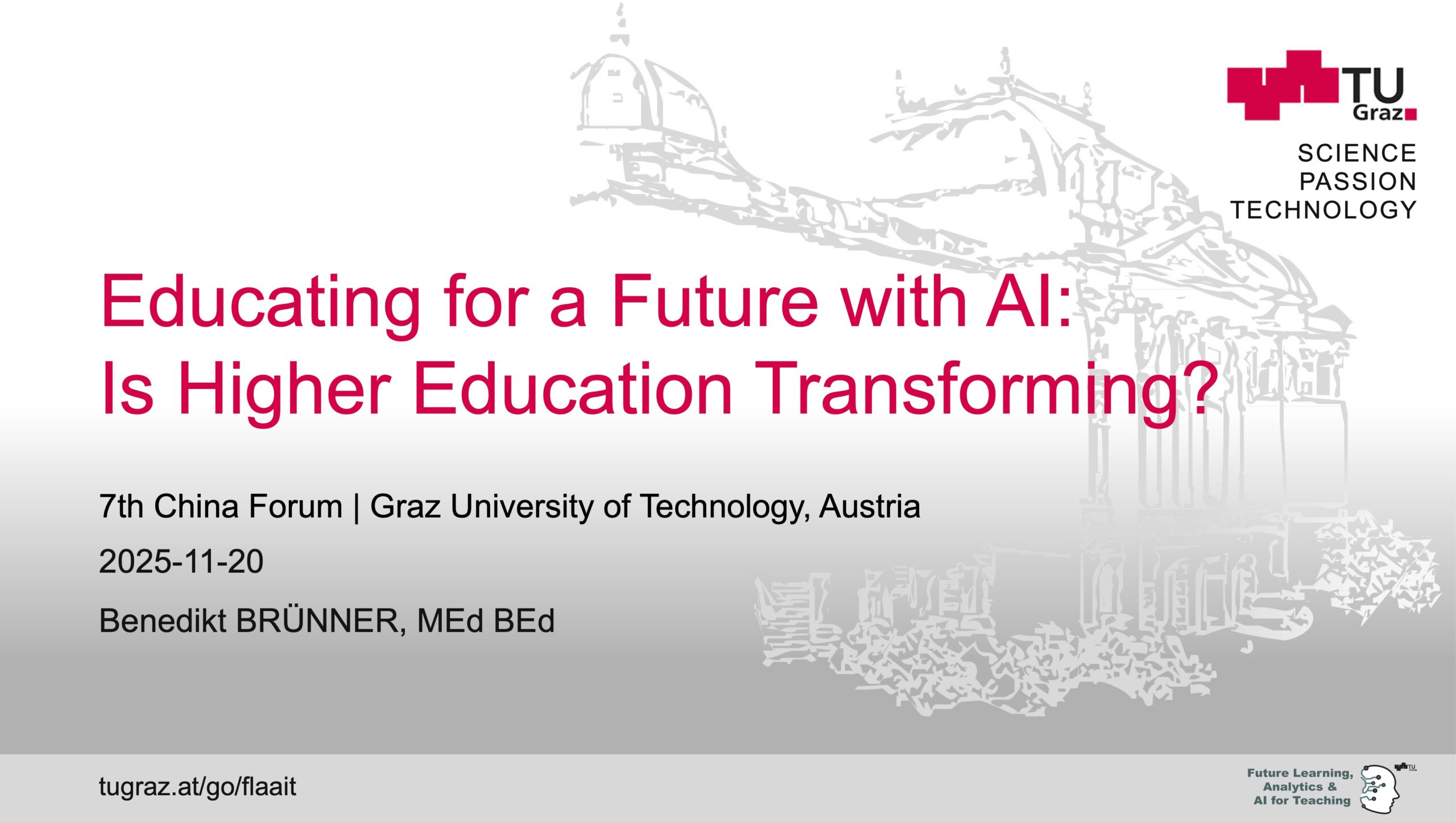 Präsentation beim China-Forum