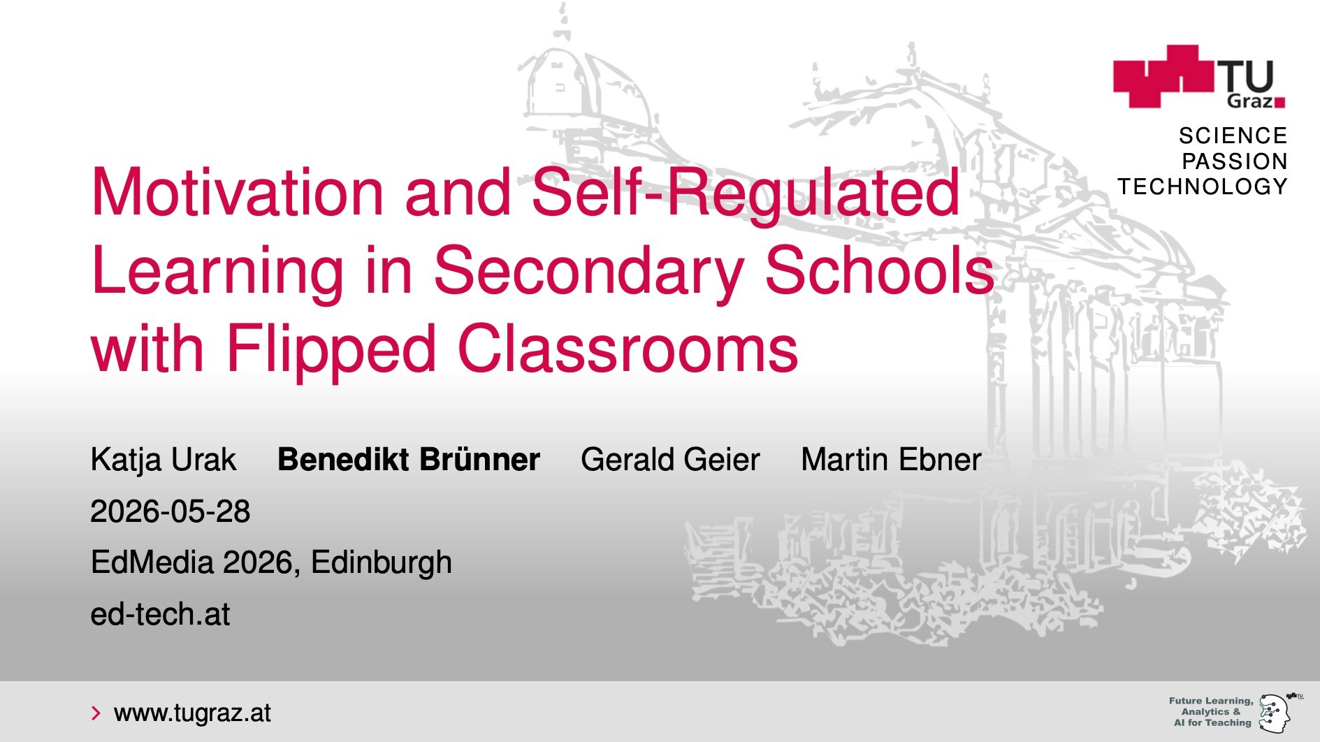 Vortrag: Motivation und selbstreguliertes Lernen an Schulen mit dem „Flipped Classroom“-Konzept: Eine systematische Literaturübersicht